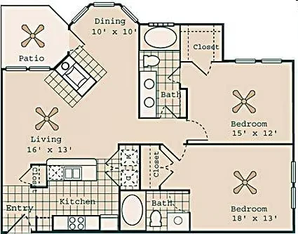 Stockyard Renovated 21105 floor plan